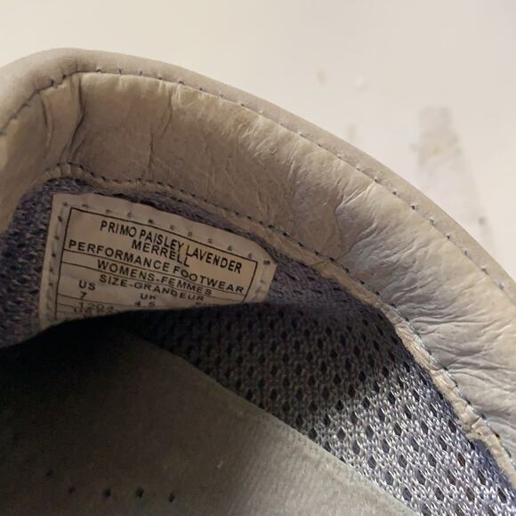 MERRELL MOC PRIMO PAISLEY‎ LAVENDER SHOES S… - Picture 5 of 5